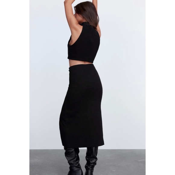 ZARA midi buttoned skirt - Picture 4 of 10